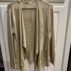 Gold color cardigan